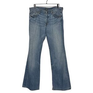 7 For All Mankind Relaxed Light Wash Jeans 36x34